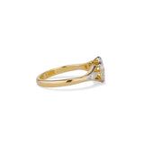 Petite Diamond Floral Ring