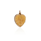 9 Karat Engraved Heart Locket