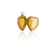 9 Karat Engraved Heart Locket