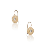 Late Art Deco Old European Cut Diamond Earrings