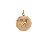 Diamond Swallow Pendant