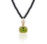 Black Agate Beaded Necklace
