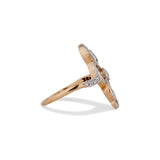 Edwardian Diamond Snake Ring