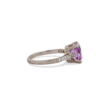 Art Deco Pink Topaz Ring