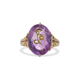 Rose of Sharon Amethyst Ring