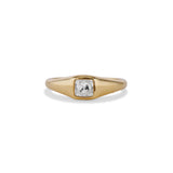 Old Mine Cut Diamond Gypsy Ring