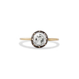 0.90 Carat Old Mine Cut Diamond Collet Set Ring