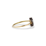 0.90 Carat Old Mine Cut Diamond Collet Set Ring