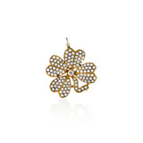 Seed Pearl and Diamond Pendant