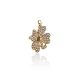 Seed Pearl and Diamond Pendant