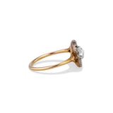 Georgian Rose Cut Diamond Cluster Ring