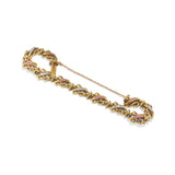 Art Nouveau Ruby and Diamond Bracelet