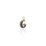 Victorian Moon and Star Pendant