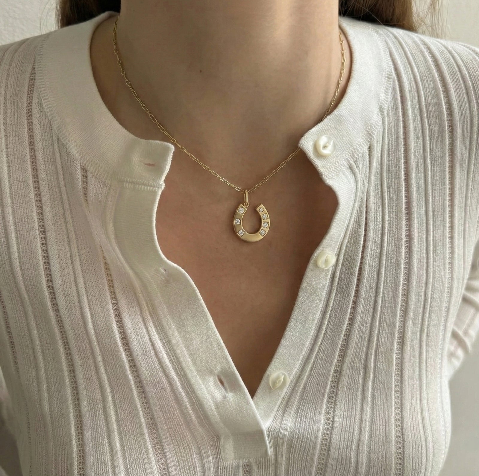2026 Lunar New Year Horseshoe Pendant – Ashley Zhang Jewelry