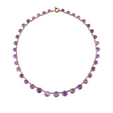 Amethyst Riviere Necklace