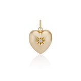 Diamond Star Heart Locket