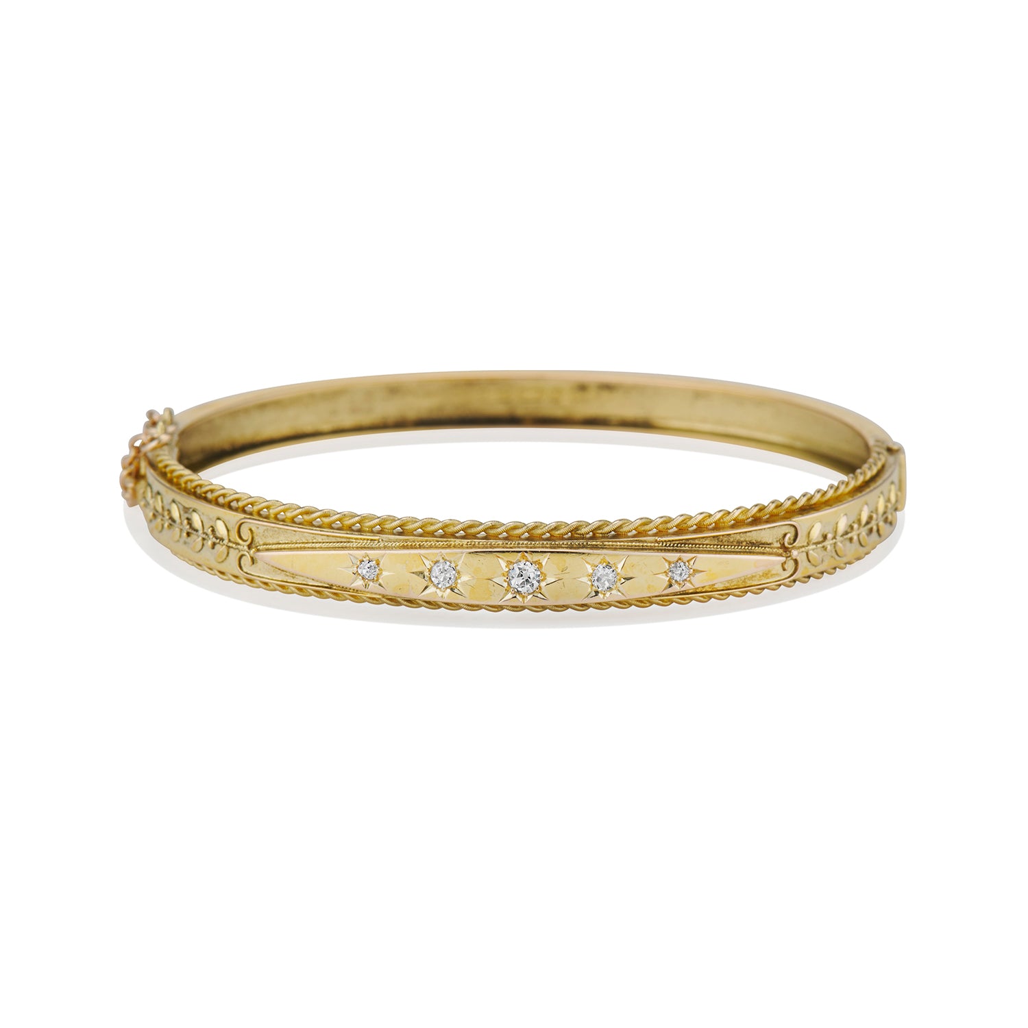 Victorian Diamond Star Bangle – Ashley Zhang Jewelry