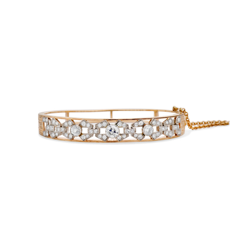 Edwardian Diamond Bangle TB