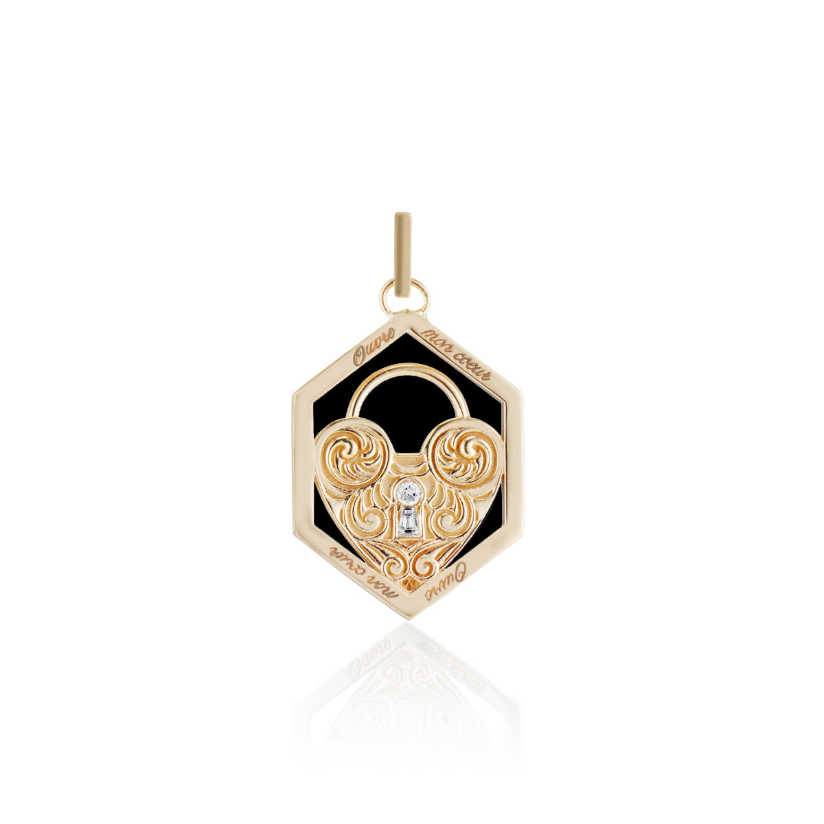 Enamel Heart Lock Love Token – Ashley Zhang Jewelry