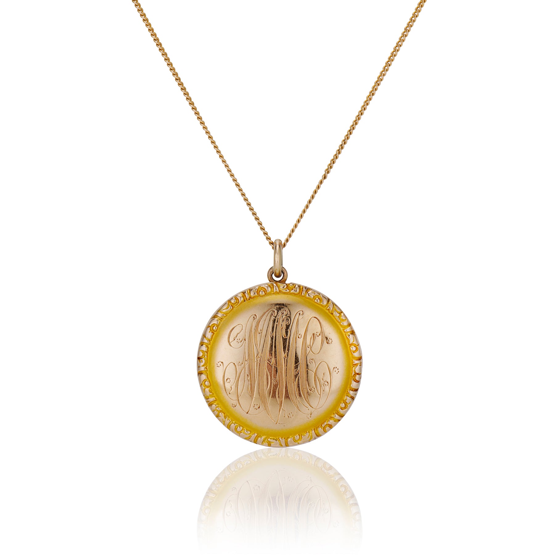 Engraved Diamond Starburst Locket – Ashley Zhang Jewelry