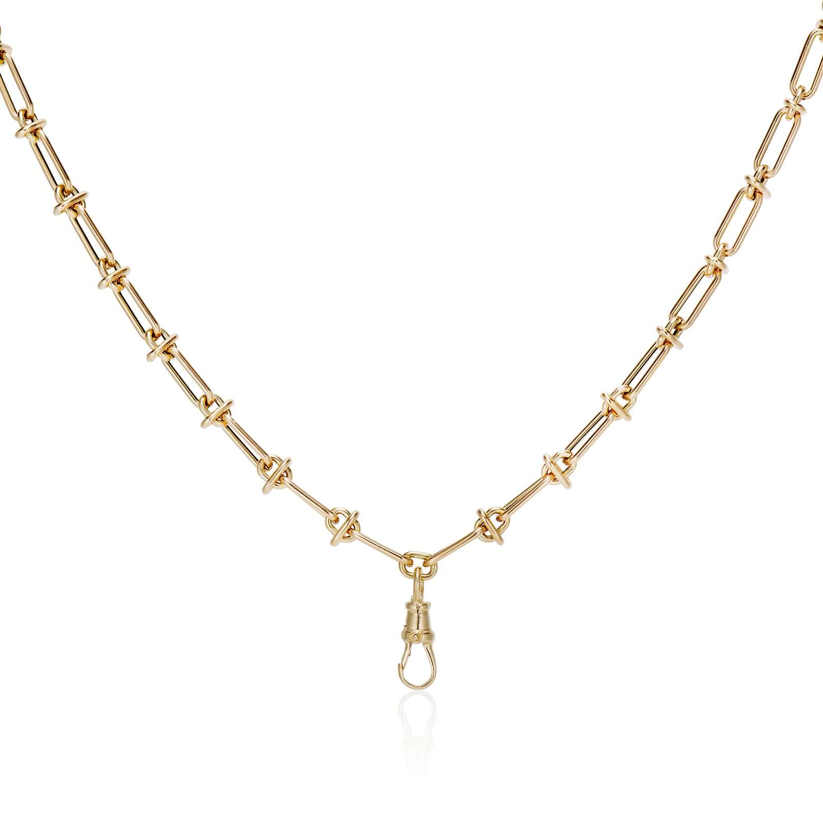 Georgina Link Chain With Dog Clip Clasp – Ashley Zhang Jewelry