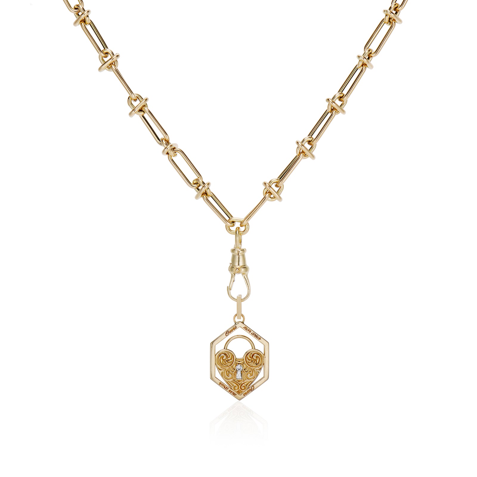 Georgina Link Chain With Dog Clip Clasp – Ashley Zhang Jewelry