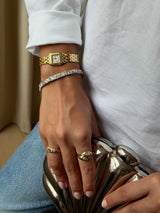 Antique Old European Cut Diamond Tennis Bracelet