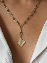 Diamond Poesy Pendant