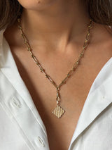 Diamond Poesy Pendant