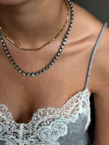 Old Mine Collet Riviere Necklace