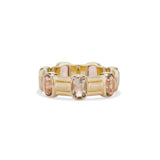 Large Old Mine Morganite Finley Ring