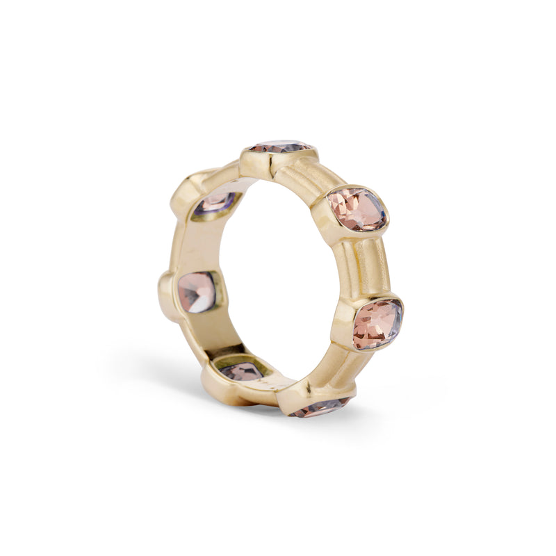 Large Old Mine Morganite Finley Ring