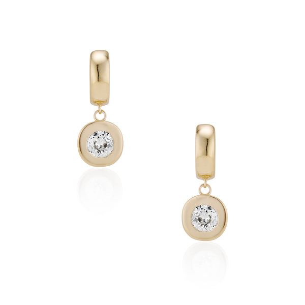 Old Mine Cut Diamond Miro Earrings