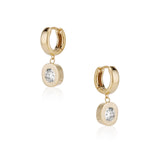 Old Mine Cut Diamond Miro Earrings