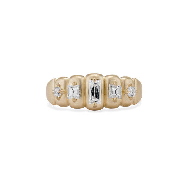 Nora Mixed Cut Diamond Band