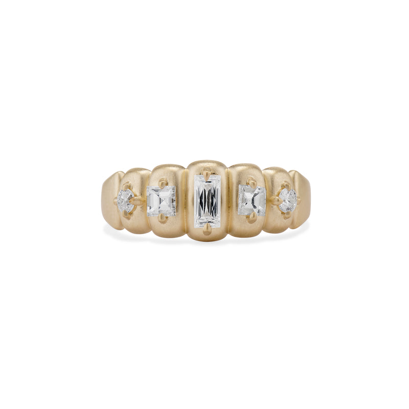 Nora Mixed Cut Diamond Band