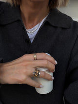 Old Mine Smoky Quartz Darcy Ring