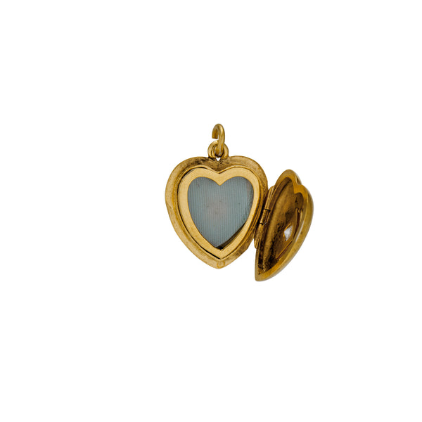 Victorian Old Mine Diamond Heart Locket