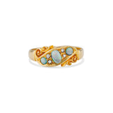 Antique Opal Swirl Ring