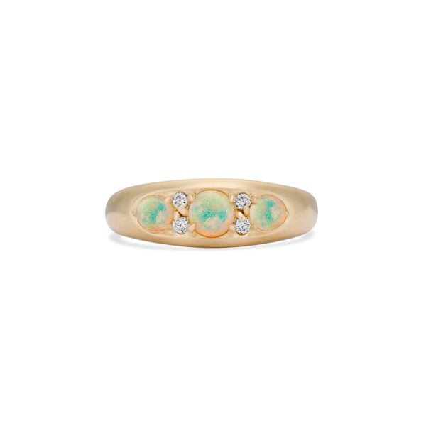 Paloma Opal and Diamond Ring