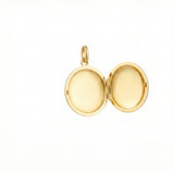 The Evergreen Floral Locket 15ct Gold & Enamel