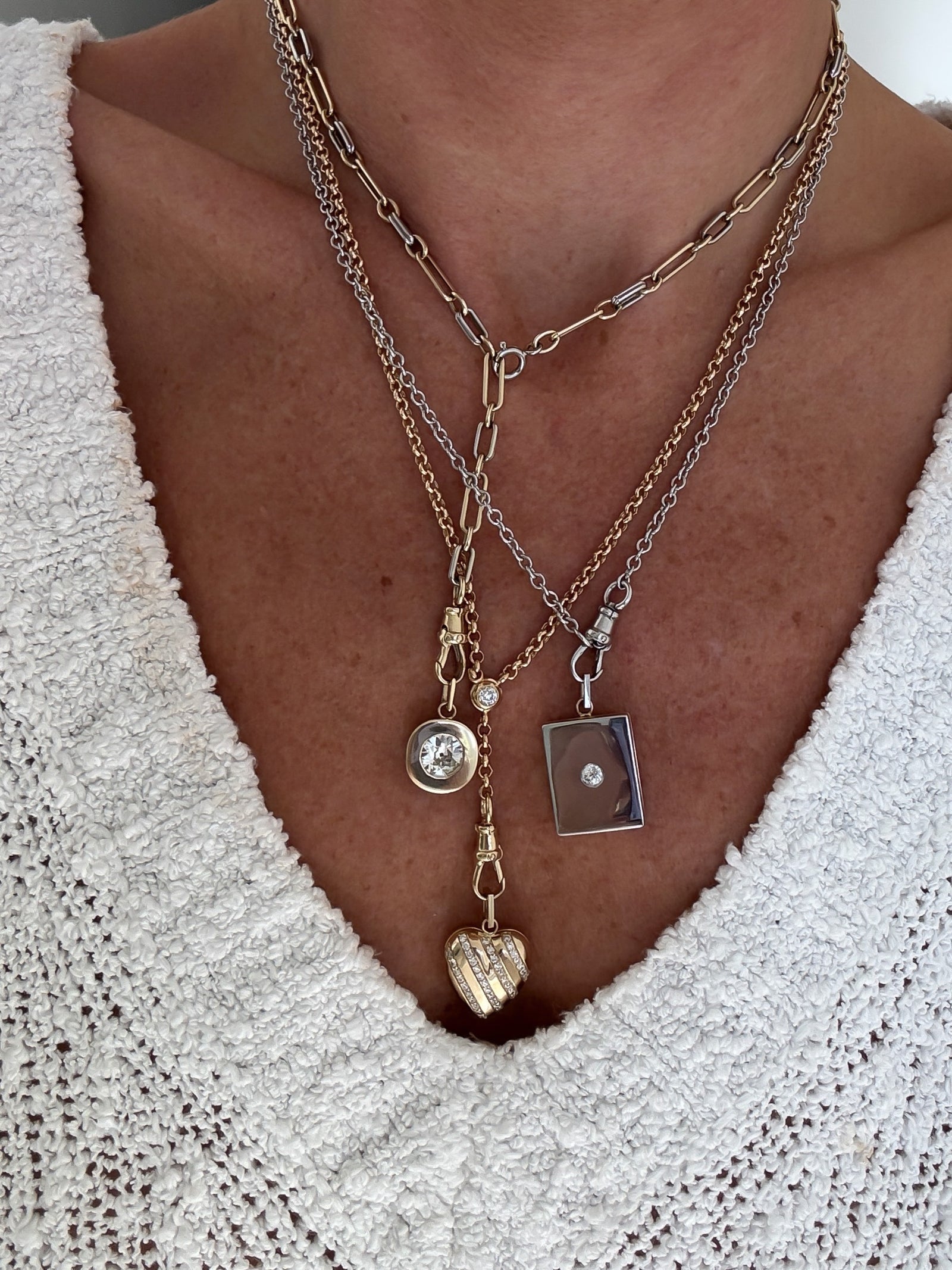 アクセサリー TOGA l stone necklace set 2 S5f1604167ec646d69fc5f694ef6a3