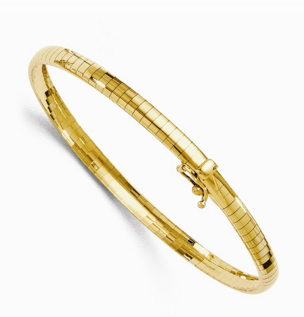SS B6 4mm Omega Bracelet