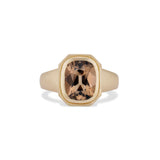 Old Mine Cut Smoky Quartz Thea Ring
