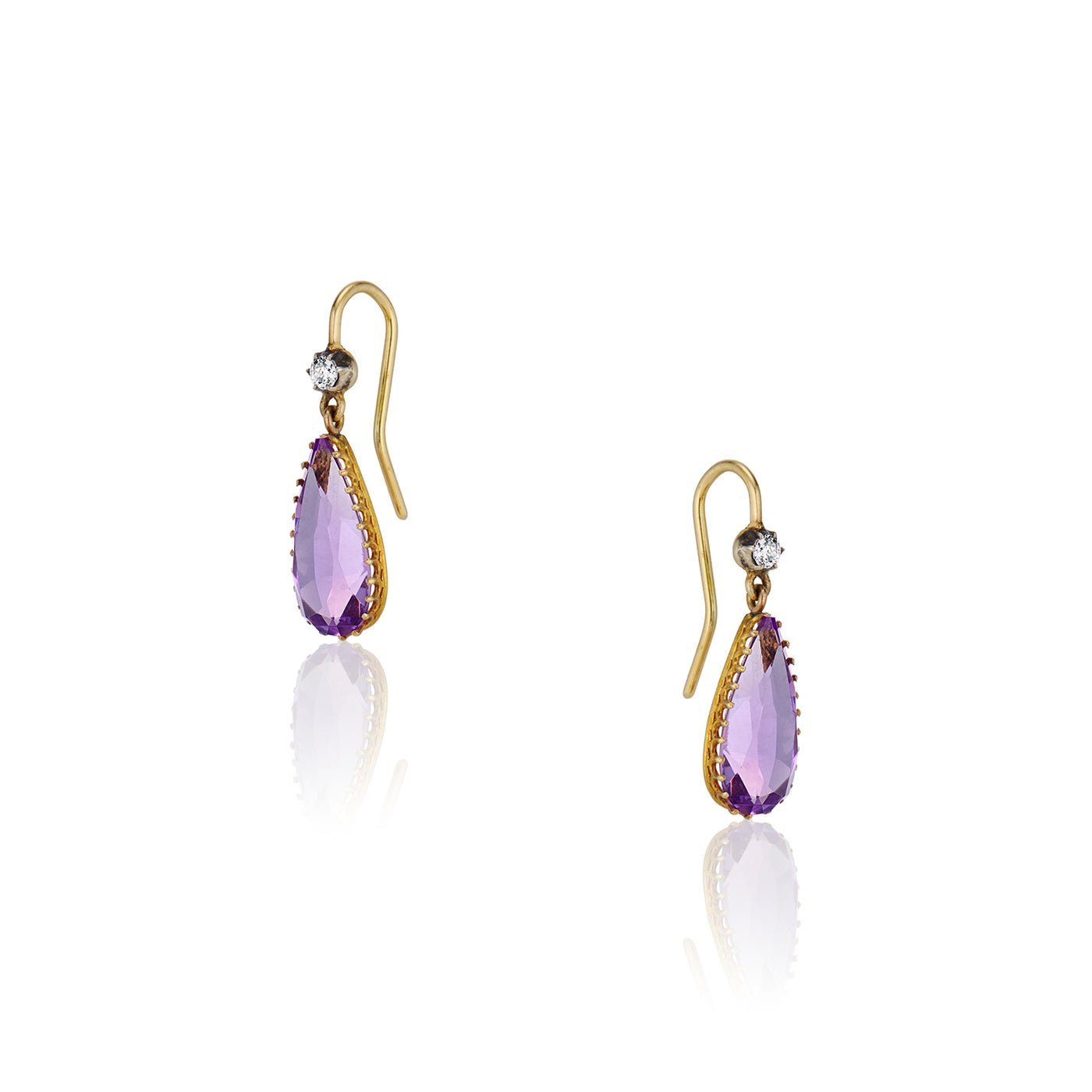 Victorian Amethyst Drop Earrings – Ashley Zhang Jewelry