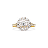 Old European Cut Petite Diamond Cluster Ring