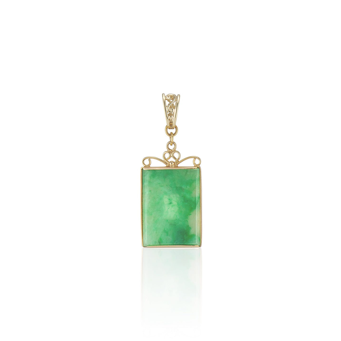 Vintage Rectangle Jade Pendant – Ashley Zhang Jewelry