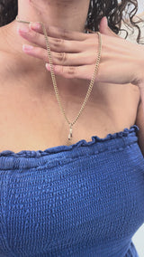 Victorian Antique Curb Chain with Dog Clip Clasp