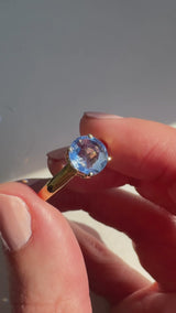 1.25 Carat Cornflower Blue Sapphire Ring