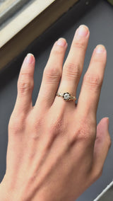 Petite Buttercup Old European Cut Diamond Ring